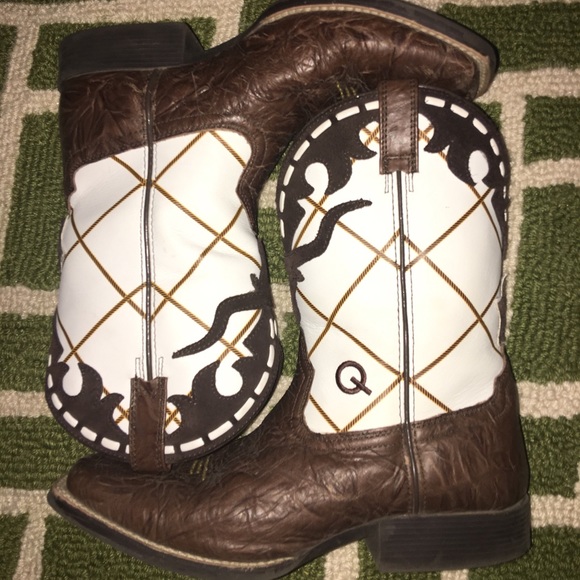 Ariat Boots brown/white (slightly used) - Picture 1 of 5